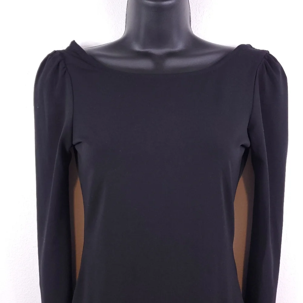 Elizabeth and James Black Round Neck Dress - Picture 2 of 7